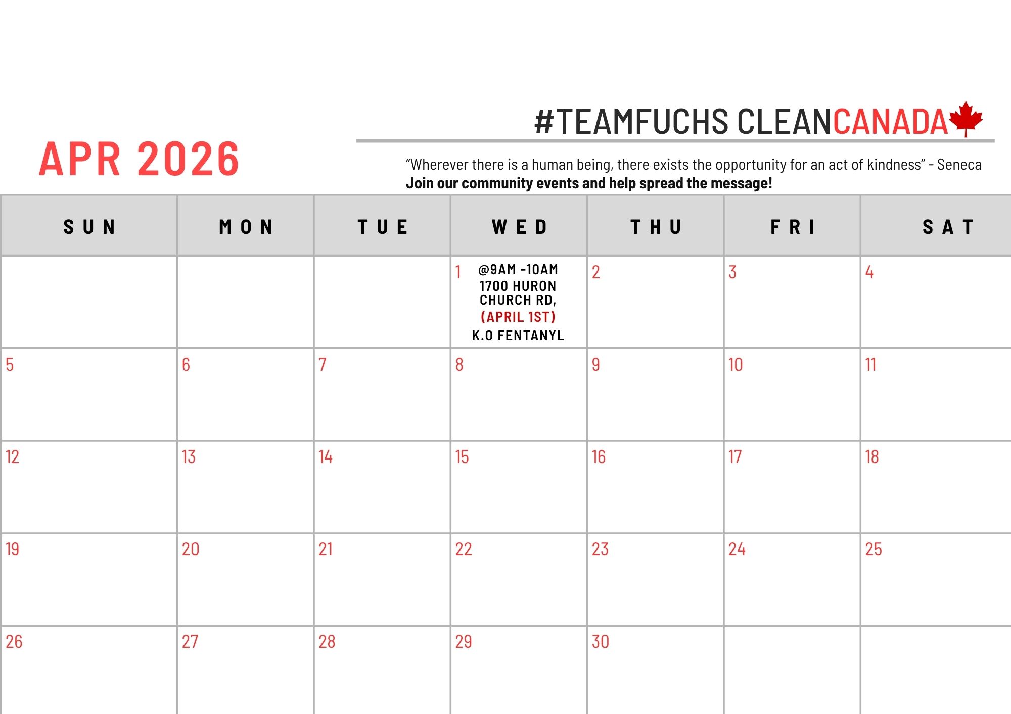 Event Calendar